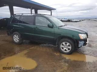 2002 Toyota Highlander with VIN JTEGF21A020036639, listed as a Copart auction lot 44389335 with 0 mi miles and Salvage Title. Bid and sale history available at carsss.com. Image 4.