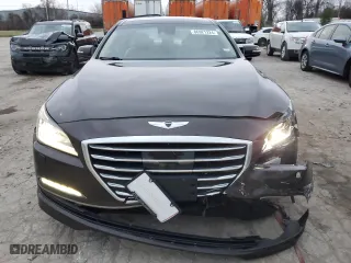 2016 Hyundai Genesis 3.8L with VIN KMHGN4JE9GU125823, listed as a Copart auction lot 86921224 with 58,950 mi miles and Salvage Title. Bid and sale history available at carsss.com. Image 5.
