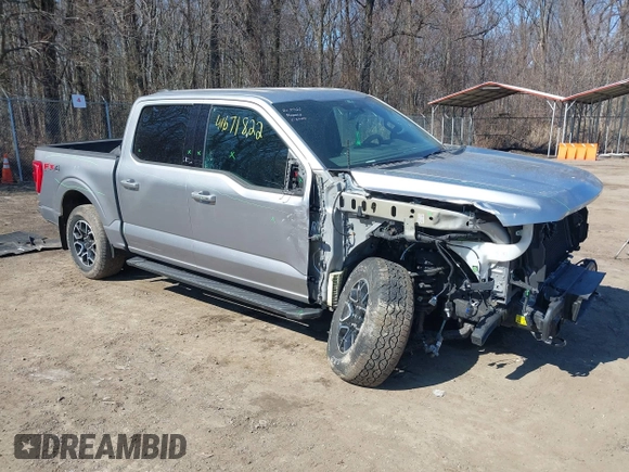 2021 Ford F-150 XL with VIN 1FTFW1E87MFA22562, listed as a IAAI auction lot 41686127 with 43,726 mi miles. Bid and sale history available at carsss.com. Image 1.