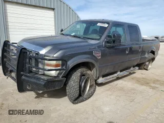 2008 Ford Super Duty F-250 SRW XL with VIN 1FTSW21R38EA63916, listed as a Copart auction lot 49290505 with 258,747 mi miles and Salvage Title. Bid and sale history available at carsss.com. Image 1.