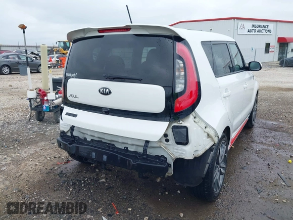 2014 Kia Soul + with VIN KNDJP3A51E7035396, listed as a IAAI auction lot 41888195 with 81,440 mi miles. Bid and sale history available at carsss.com. Image 4.