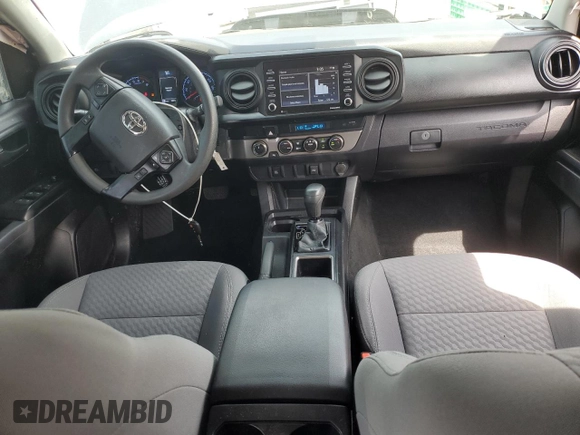2021 Toyota Tacoma SR with VIN 3TMCZ5AN7MM406483, listed as a Copart auction lot 62501415 with 50,754 mi miles and Salvage title. Bid and sale history available at DreamBid. Image 8.