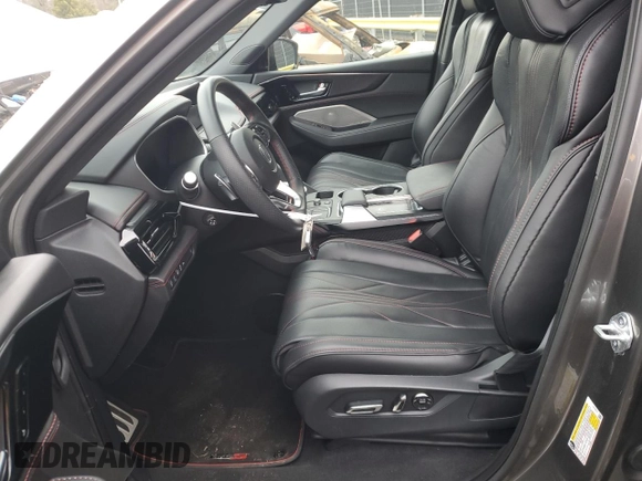 2024 Acura MDX Type S w/Advance Package with VIN 5J8YD8H89RL002228, listed as a Copart auction lot 48177865 with 9,816 mi miles and Salvage Title. Bid and sale history available at carsss.com. Image 7.