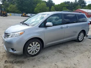 2017 Toyota Sienna XLE z VIN 5TDDZ3DC9HS181864, wystawiony jako Copart lot #58712535 z przebiegiem 65 608 mil mil oraz Szkoda całkowita • Salvage title. Historia ofert i sprzedaży dostępna na DreamBid. Obrazek 1.