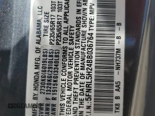 2011 Honda Odyssey LX с VIN 5FNRL5H24BB036764, выставлен на аукционе Copart как лот 59046385 с пробегом 130 182 миль миль и Чистый • Clean title. История ставок и продаж доступна на DreamBid. Изображение 13.