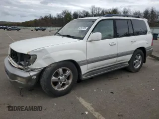 2006 Toyota Land Cruiser with VIN JTEHT05J162092353, listed as a Copart auction lot 52957305 with 233,005 mi miles and Salvage Title. Bid and sale history available at carsss.com. Image 1.