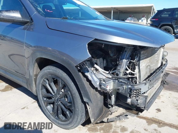 2021 GMC Terrain SLE z VIN 3GKALMEV4ML376480, wystawiony jako IAAI lot #42219837 z przebiegiem 61 595 mil mil oraz . Historia ofert i sprzedaży dostępna na DreamBid. Obrazek 19.