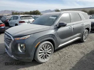 2020 Hyundai Palisade Limited z VIN KM8R54HEXLU052728, wystawiony jako Copart lot #42217215 z przebiegiem 55 199 mil mil oraz Szkoda całkowita • Salvage title. Historia ofert i sprzedaży dostępna na DreamBid. Obrazek 1.