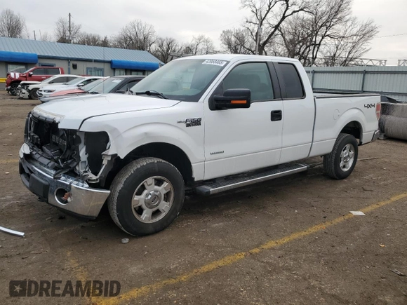 2013 Ford F-150 XL with VIN 1FTFX1ET1DFD82959, listed as a Copart auction lot 42958465 with 104,371 mi miles and Salvage Title. Bid and sale history available at carsss.com. Image 1.