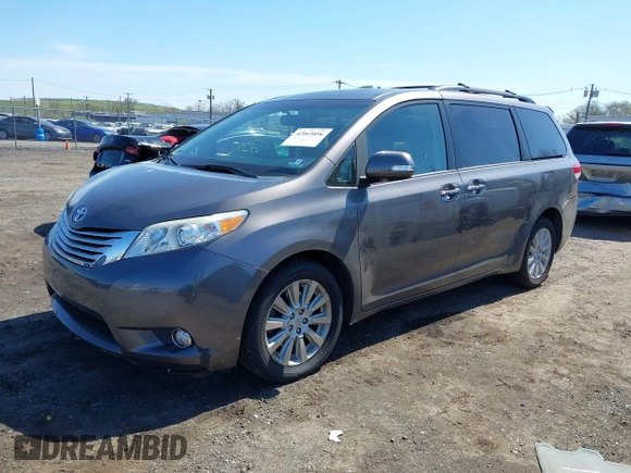 2013 Toyota Sienna XLE with VIN 5TDDK3DC0DS059036, listed as a IAAI auction lot 42069896 with 124,105 mi miles and . Bid and sale history available at DreamBid. Image 17.