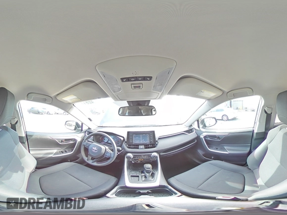 2020 Toyota RAV4 LE with VIN 2T3H1RFV0LC033993, listed as a Copart auction lot 46916325 with 55,891 mi miles and Salvage Title. Bid and sale history available at DreamBid. Image 16.