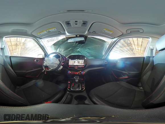 2021 Kia Soul Turbo with VIN KNDJ53AF0M7742468, listed as a Copart auction lot 76140414 with 49,340 mi miles and Salvage Title. Bid and sale history available at DreamBid. Image 12.