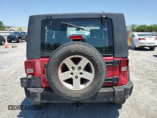2008 Jeep Wrangler X with VIN 1J4FZ24188L607332, listed as a Copart auction lot 54507785 with 184,153 mi miles and Salvage title. Bid and sale history available at DreamBid. Image 6.