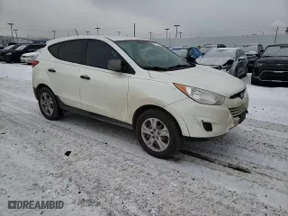 2010 Hyundai Tucson GLS with VIN KM8JT3AC0AU064955, listed as a Copart auction lot 47128395 with 154,232 mi miles and Salvage Title. Bid and sale history available at carsss.com. Image 12.