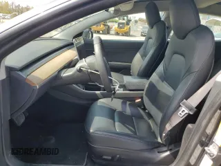 2020 Tesla Model 3 Long Range with VIN 5YJ3E1EB5LF589907, listed as a Copart auction lot 54778655 with 45,194 mi miles and Salvage Title. Bid and sale history available at DreamBid. Image 7.