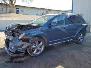 2017 Dodge Journey Crossroad Plus with VIN 3C4PDDGG2HT596465, listed as a Copart auction lot 41342625 with 175,227 mi miles and Salvage title. Bid and sale history available at DreamBid. Image 1.