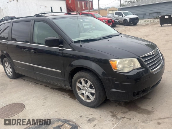 2010 Chrysler Town & Country Touring with VIN 2A4RR5D17AR431823, listed as a Copart auction lot 54990505 with 200,459 mi miles and Clean Title. Bid and sale history available at carsss.com. Image 1.