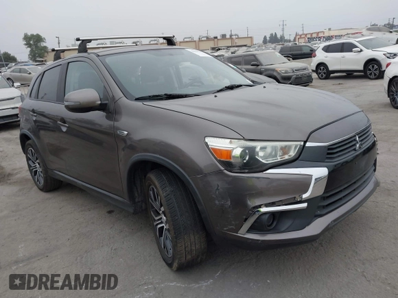 2016 Mitsubishi Outlander Sport 2.4 SE with VIN JA4AP3AW0GZ046433, listed as a IAAI auction lot 40604537 with 118,736 mi miles. Bid and sale history available at carsss.com. Image 1.