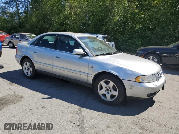 1999 Audi A4 with VIN WAUED28D1XA317865, listed as a Copart auction lot 63471495 with 123,492 mi miles and Clean title. Bid and sale history available at DreamBid. Image 4.