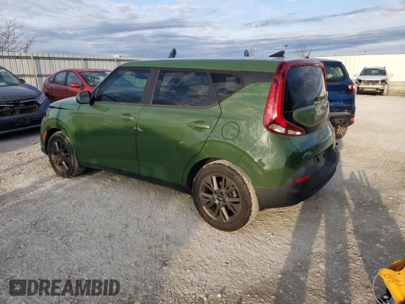 2022 Kia Soul EX with VIN KNDJ33AU7N7155089, listed as a Copart auction lot 85808124 with 37,485 mi miles and Salvage Title. Bid and sale history available at carsss.com. Image 2.