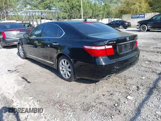 2007 Lexus LS 460 L with VIN JTHGL46F875002423, listed as a IAAI auction lot 41936798 with 116,336 mi miles and . Bid and sale history available at DreamBid. Image 3.
