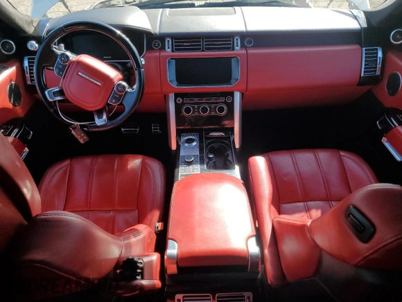 2017 Land Rover Range Rover Autobiography with VIN SALGV2FE8HA330823, listed as a Copart auction lot 50125554 with 93,763 mi miles and Salvage title. Bid and sale history available at DreamBid. Image 8.