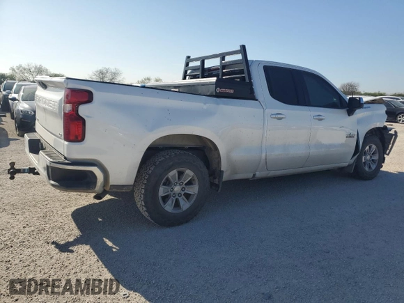 2019 Chevrolet Silverado 1500 LT with VIN 1GCRWCED9KZ219802, listed as a Copart auction lot 83620414 with Not Provided miles and Salvage Title. Bid and sale history available at DreamBid. Image 3.