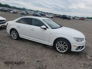 2019 Audi A4 Premium with VIN WAUDNAF42KA037712, listed as a Copart auction lot 54395215 with 65,475 mi miles and Clean Title. Bid and sale history available at DreamBid. Image 4.