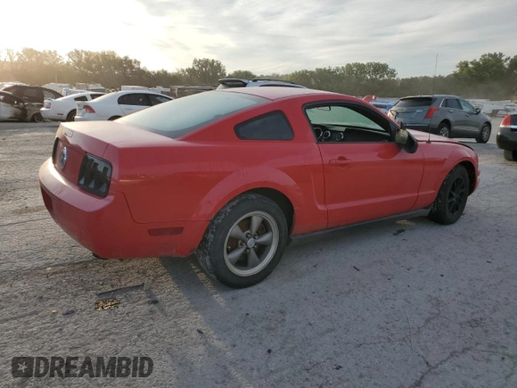 2006 Ford Mustang Standard with VIN 1ZVFT80N865182020, listed as a Copart auction lot 72378374 with Not Provided miles and Salvage Title. Bid and sale history available at carsss.com. Image 3.
