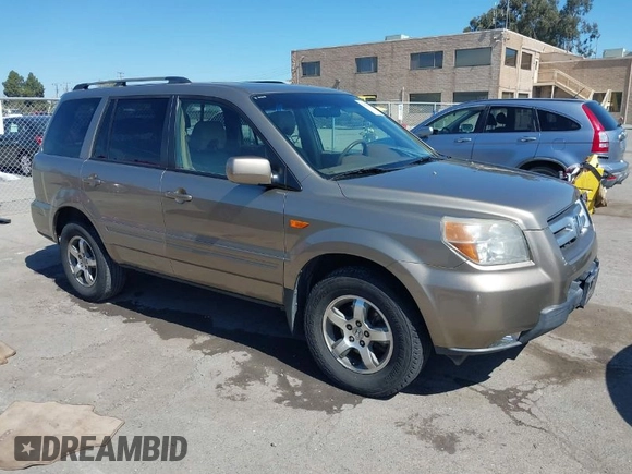 2008 Honda Pilot EX-L with VIN 5FNYF18758B012974, listed as a IAAI auction lot 41884153 with 112,165 mi miles and . Bid and sale history available at DreamBid. Image 1.