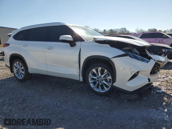 2021 Toyota Highlander Limited z VIN 5TDYZRAH5MS058562, wystawiony jako Copart lot #46990575 z przebiegiem 80 835 mil mil oraz Szkoda całkowita • Salvage title. Historia ofert i sprzedaży dostępna na DreamBid. Obrazek 4.