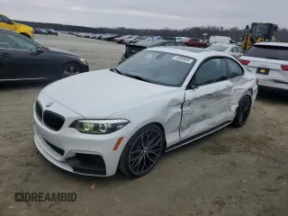2018 BMW 2 Series M240i with VIN WBA2J5C52JVB28111, listed as a Copart auction lot 43589925 with 30,376 mi miles and Salvage Title. Bid and sale history available at carsss.com. Image 1.