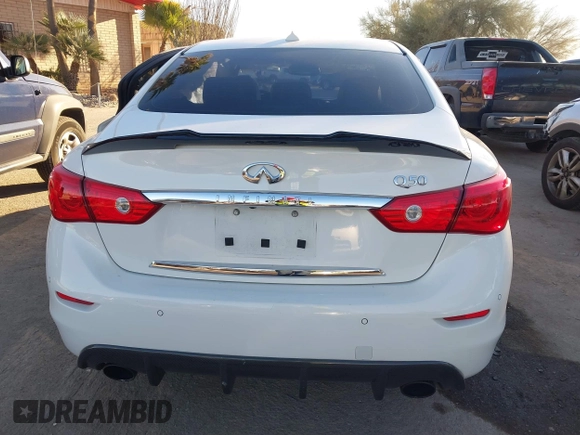 2017 Infiniti Q50 Premium with VIN JN1EV7AP6HM737223, listed as a IAAI auction lot 41335651 with 93,883 mi miles and . Bid and sale history available at DreamBid. Image 16.