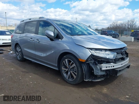 2022 Honda Odyssey Touring with VIN 5FNRL6H80NB039904, listed as a IAAI auction lot 41849132 with Not Provided miles and . Bid and sale history available at DreamBid. Image 1.