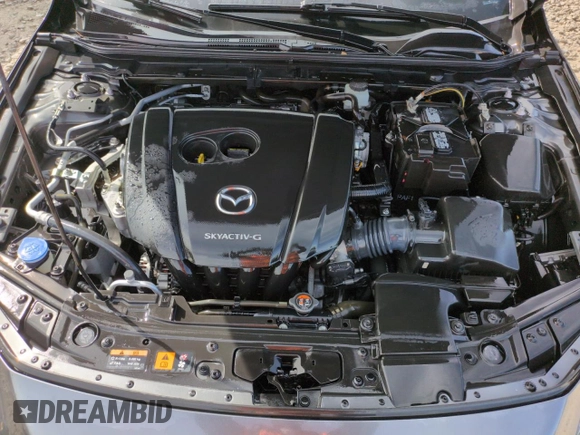 2019 Mazda 3 with VIN JM1BPBJM7K1140562, listed as a Copart auction lot 48569325 with 46,510 mi miles and Salvage title. Bid and sale history available at DreamBid. Image 11.