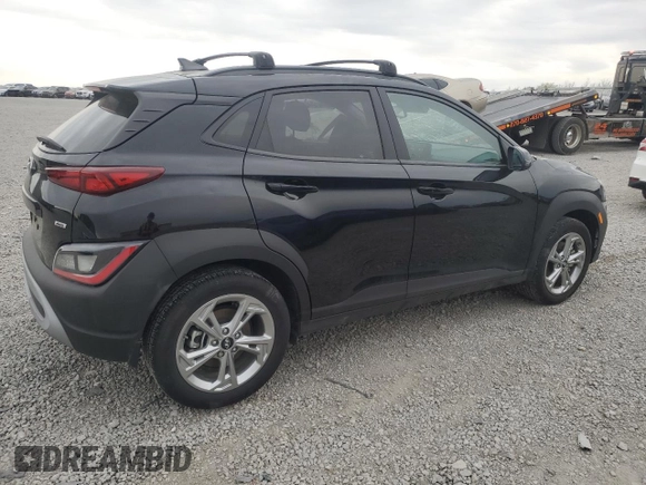 2023 Hyundai Kona SEL с VIN KM8K6CAB7PU936771, выставлен на аукционе Copart как лот 53339705 с пробегом 9 055 миль миль и Списание • Salvage title. История ставок и продаж доступна на DreamBid. Изображение 3.