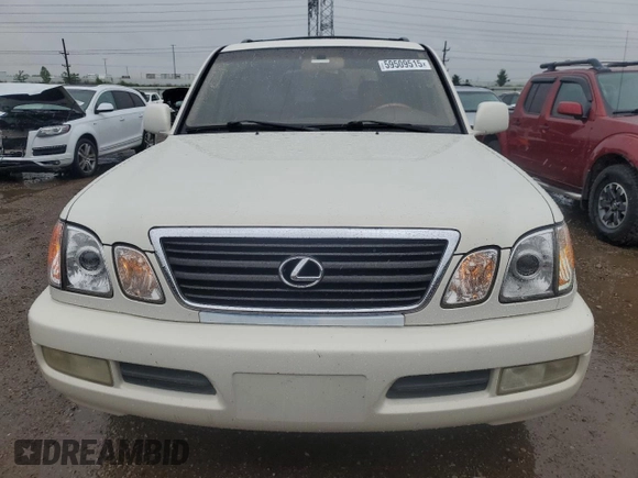 2000 Lexus LX 470 z VIN JT6HT00WXY0120728, wystawiony jako Copart lot #59509515 z przebiegiem 360 131 mil mil oraz Czysty tytuł • Clean title. Historia ofert i sprzedaży dostępna na DreamBid. Obrazek 5.