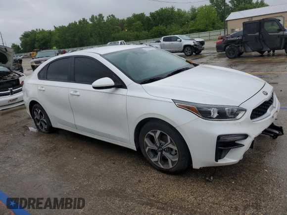 2021 Kia Forte LXS with VIN 3KPF24ADXME308805, listed as a Copart auction lot 59344255 with 60,854 mi miles and Salvage title. Bid and sale history available at DreamBid. Image 4.