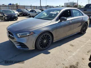 2019 Mercedes-Benz A 220 with VIN WDD3G4FB4KW001165, listed as a Copart auction lot 63836405 with 65,688 mi miles and Salvage title. Bid and sale history available at DreamBid. Image 1.