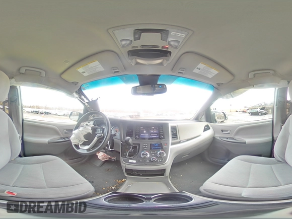 2020 Toyota Sienna LE with VIN 5TDJZ3DCXLS231778, listed as a Copart auction lot 85892214 with 118,026 mi miles and Salvage title. Bid and sale history available at DreamBid. Image 14.