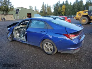 2021 Hyundai Elantra SE with VIN 5NPLL4AG3MH041514, listed as a Copart auction lot 75541444 with 0 mi miles and Salvage Title. Bid and sale history available at carsss.com. Image 2.