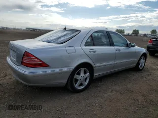 2004 Mercedes-Benz S 320/430/500 z VIN WDBNF70J34A397059, wystawiony jako Copart lot #59629145 z przebiegiem 54 506 mil mil oraz Czysty tytuł • Clean title. Historia ofert i sprzedaży dostępna na DreamBid. Obrazek 3.