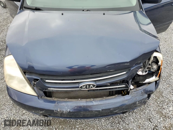 2007 Kia Sedona LX with VIN KNDMB233876171518, listed as a Copart auction lot 44749925 with 60,848 mi miles and Salvage Title. Bid and sale history available at carsss.com. Image 12.
