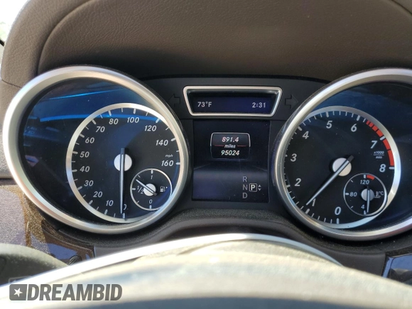 2015 Mercedes-Benz GL-Class GL 450 with VIN 4JGDF6EE1FA449788, listed as a Copart auction lot 50819414 with 95,024 mi miles. Bid and sale history available at carsss.com. Image 9.