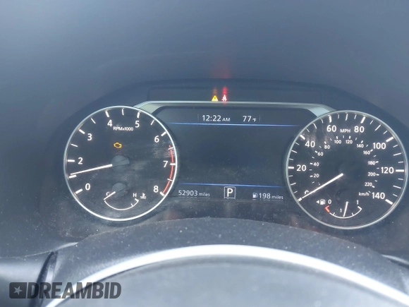 2022 Nissan Altima SR with VIN 1N4BL4CV6NN404337, listed as a IAAI auction lot 41856649 with 52,903 mi miles and . Bid and sale history available at DreamBid. Image 7.