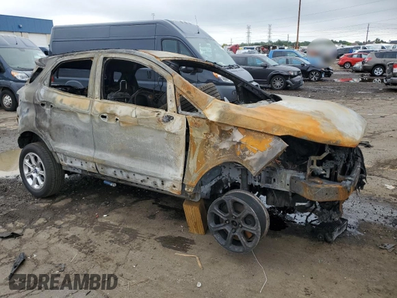 2020 Ford EcoSport SE with VIN MAJ3S2GE7LC340310, listed as a Copart auction lot 49985445 with Not Provided miles and Non Repairable. Bid and sale history available at DreamBid. Image 4.
