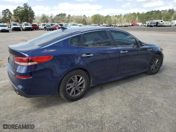 2020 Kia Optima LX with VIN 5XXGT4L39LG403321, listed as a Copart auction lot 48821355 with 122,388 mi miles and Salvage Title. Bid and sale history available at carsss.com. Image 3.