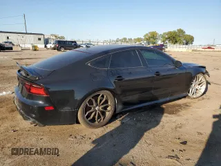 2017 Audi S7 Premium Plus with VIN WAUWFAFC3HN119608, listed as a Copart auction lot 73214104 with 52,809 mi miles and Salvage Title. Bid and sale history available at carsss.com. Image 3.