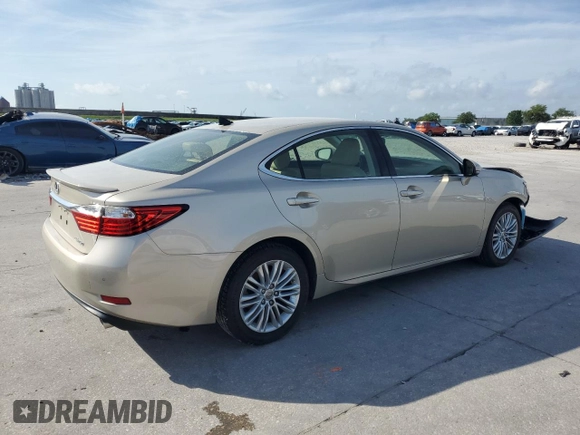 2015 Lexus ES with VIN JTHBK1GG9F2170610, listed as a Copart auction lot 53645475 with 60,237 mi miles and Salvage Title. Bid and sale history available at carsss.com. Image 3.