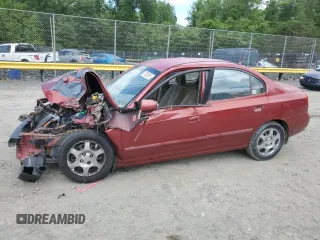 2002 Hyundai Elantra GLS z VIN KMHDN45D82U416455, wystawiony jako Copart lot #57208595 z przebiegiem Nie podano mil oraz Szkoda całkowita • Salvage title. Historia ofert i sprzedaży dostępna na DreamBid. Obrazek 1.